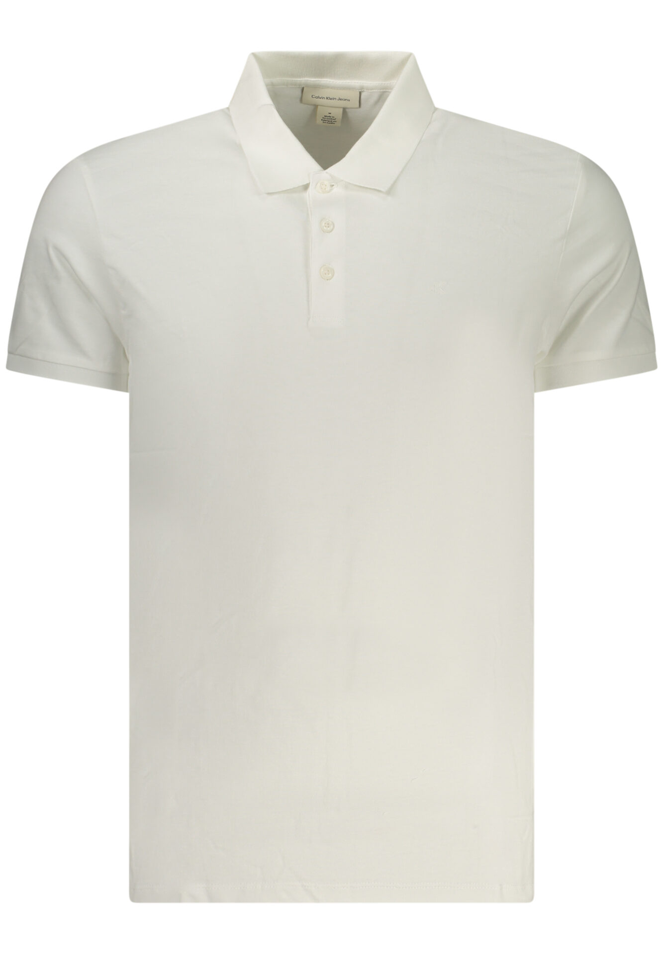 CALVIN KLEIN MEN'S SHORT-SLEEVE POLO SHIRT WHITE