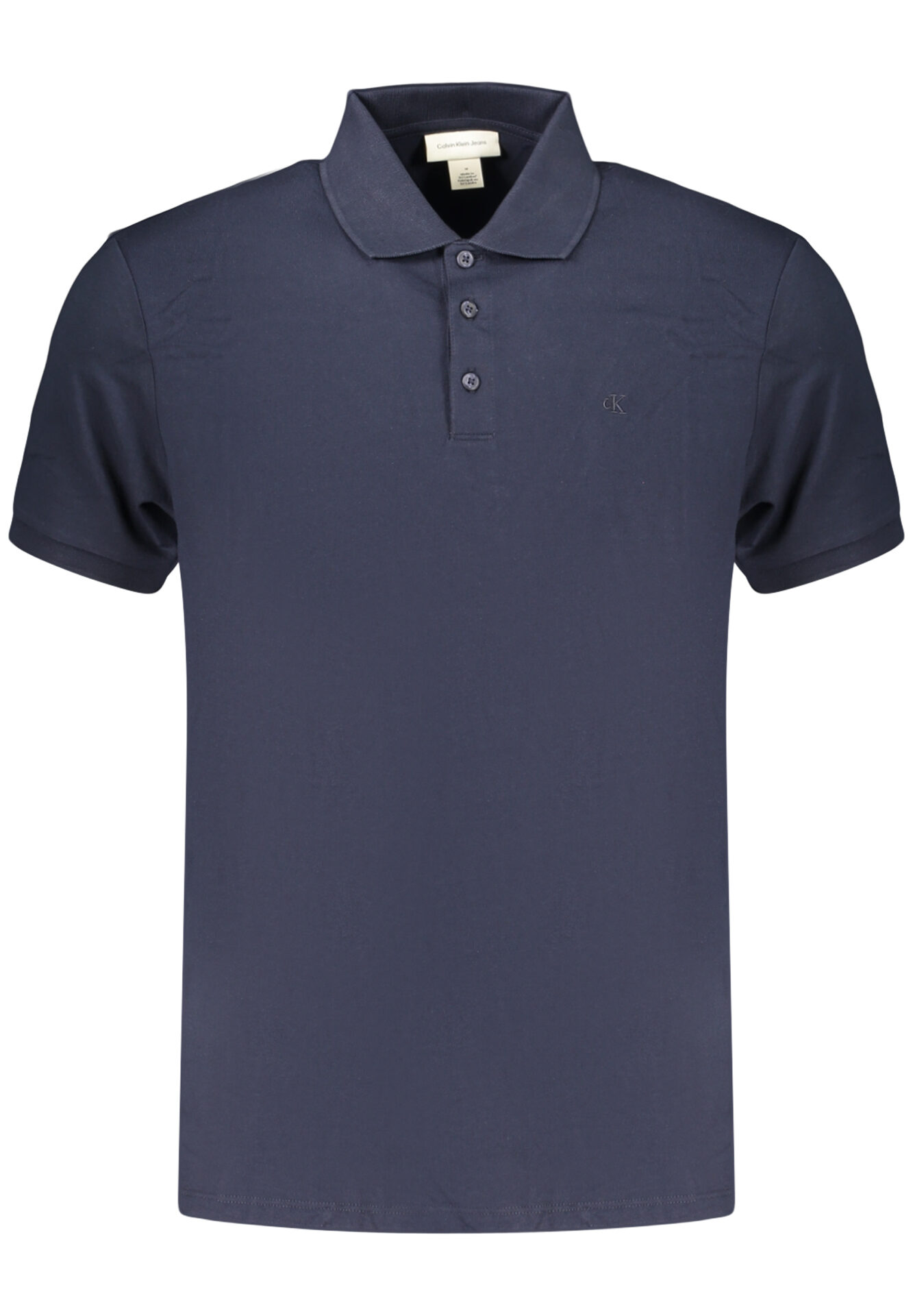 CALVIN KLEIN MEN'S SHORT-SLEEVE POLO SHIRT, BLUE