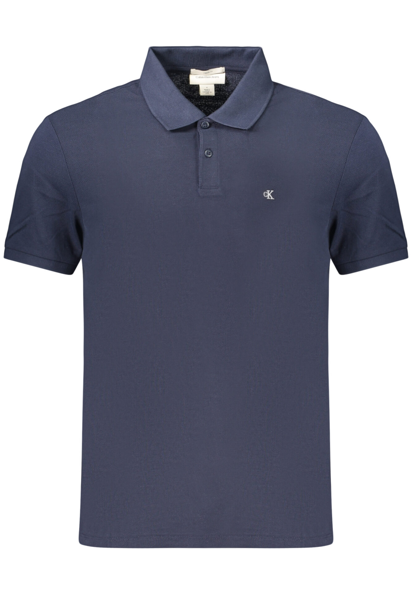 CALVIN KLEIN MEN'S SHORT-SLEEVE POLO SHIRT, BLUE