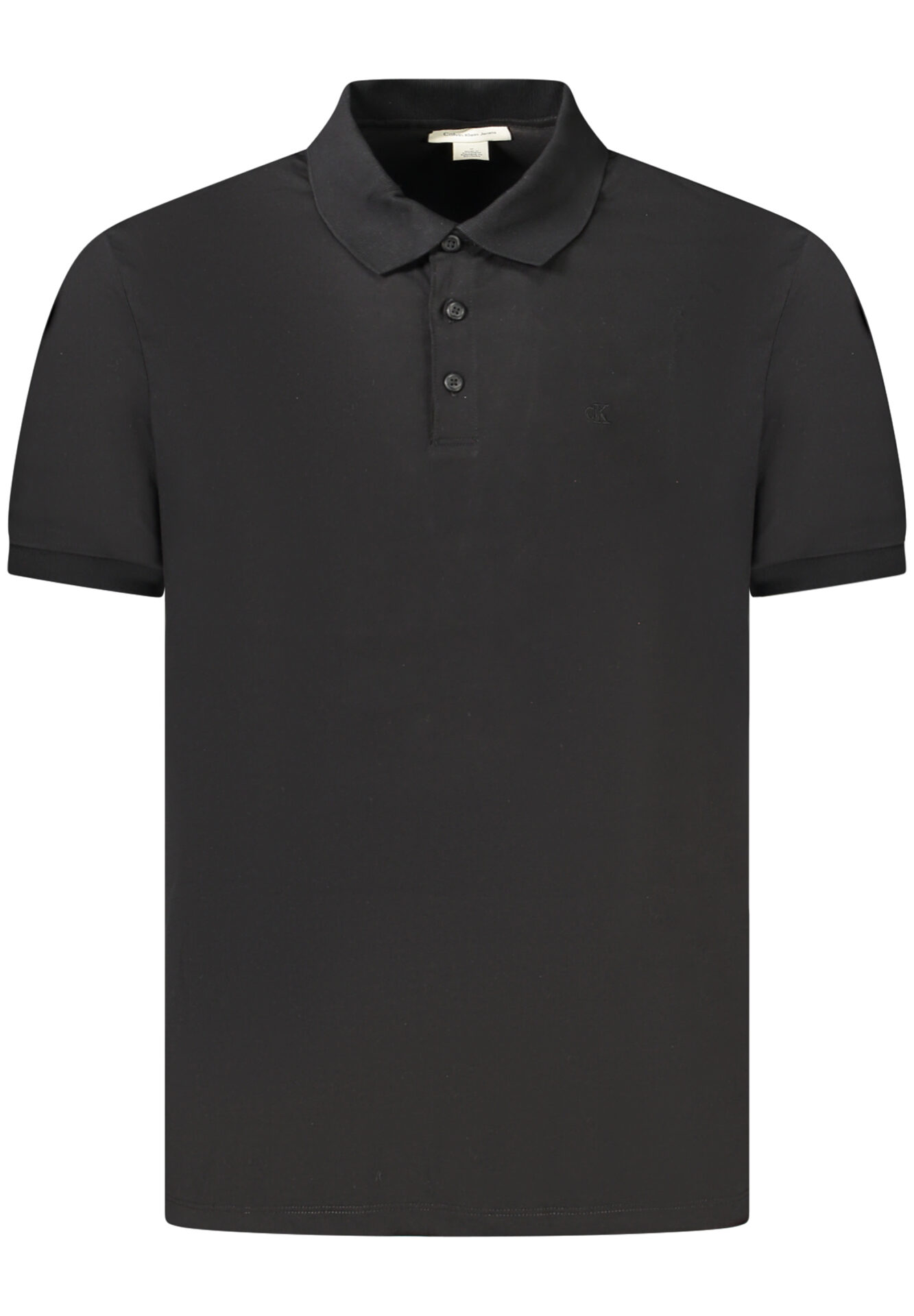 CALVIN KLEIN MEN'S SHORT SLEEVE POLO BLACK