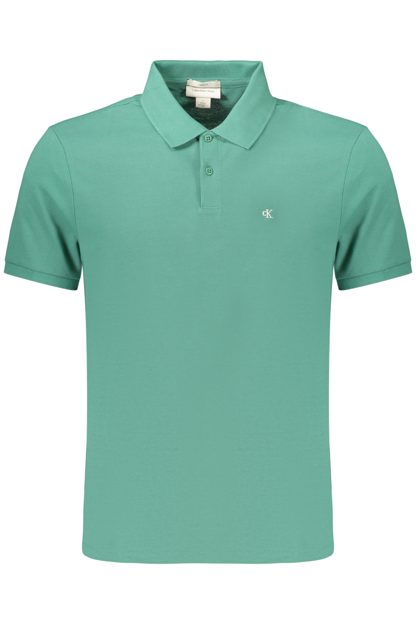 CALVIN KLEIN MEN'S SHORT-SLEEVE POLO SHIRT GREEN CALVIN KLEIN MEN'S SHORT-SLEEVE POLO SHIRT GREEN