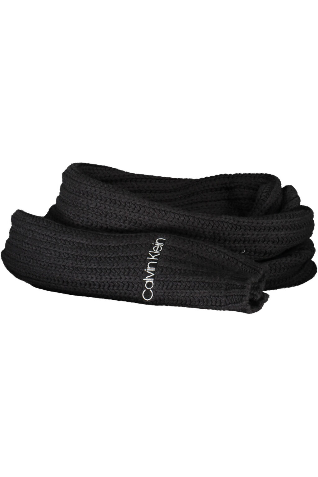 calvinkleinsciarpadonnanero_1 CALVIN KLEIN juodas moteriškas šalikas