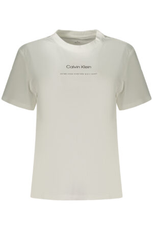 CALVIN KLEIN WOMEN'S SHORT-SLEEVE T-SHIRT WHITE