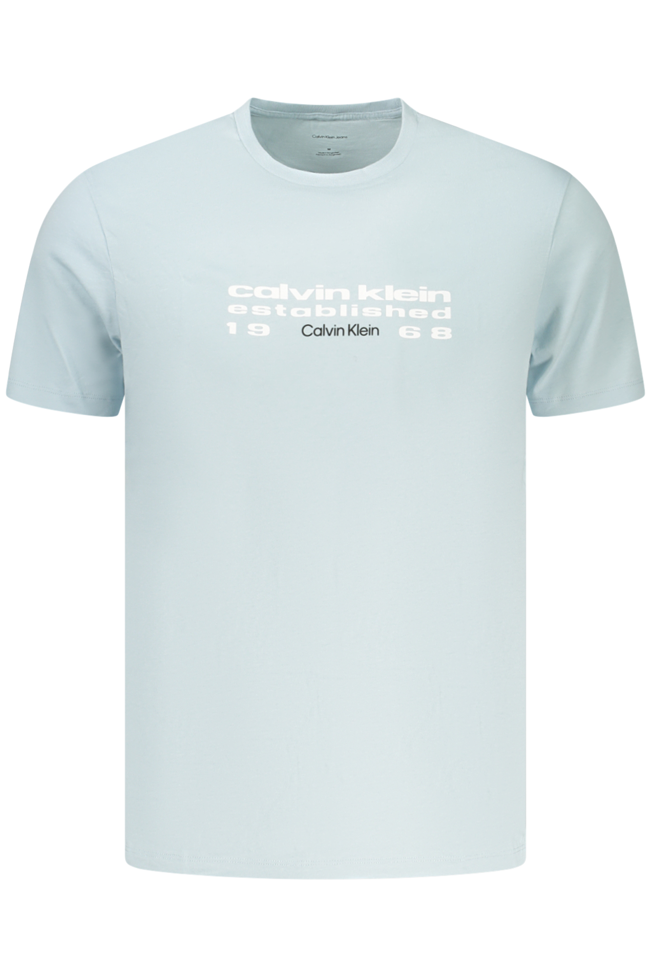 CALVIN KLEIN MEN'S SHORT-SLEEVED T-SHIRT, BLUE CALVIN KLEIN MEN'S SHORT-SLEEVED T-SHIRT, BLUE