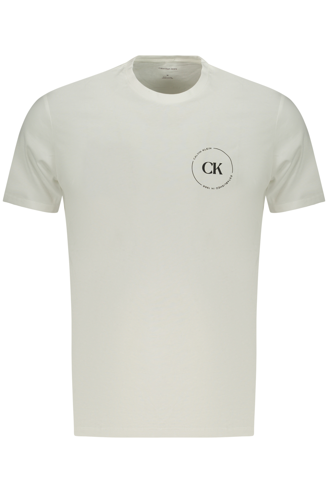 CALVIN KLEIN MEN'S SHORT-SLEEVE T-SHIRT WHITE CALVIN KLEIN MEN'S SHORT-SLEEVE T-SHIRT WHITE