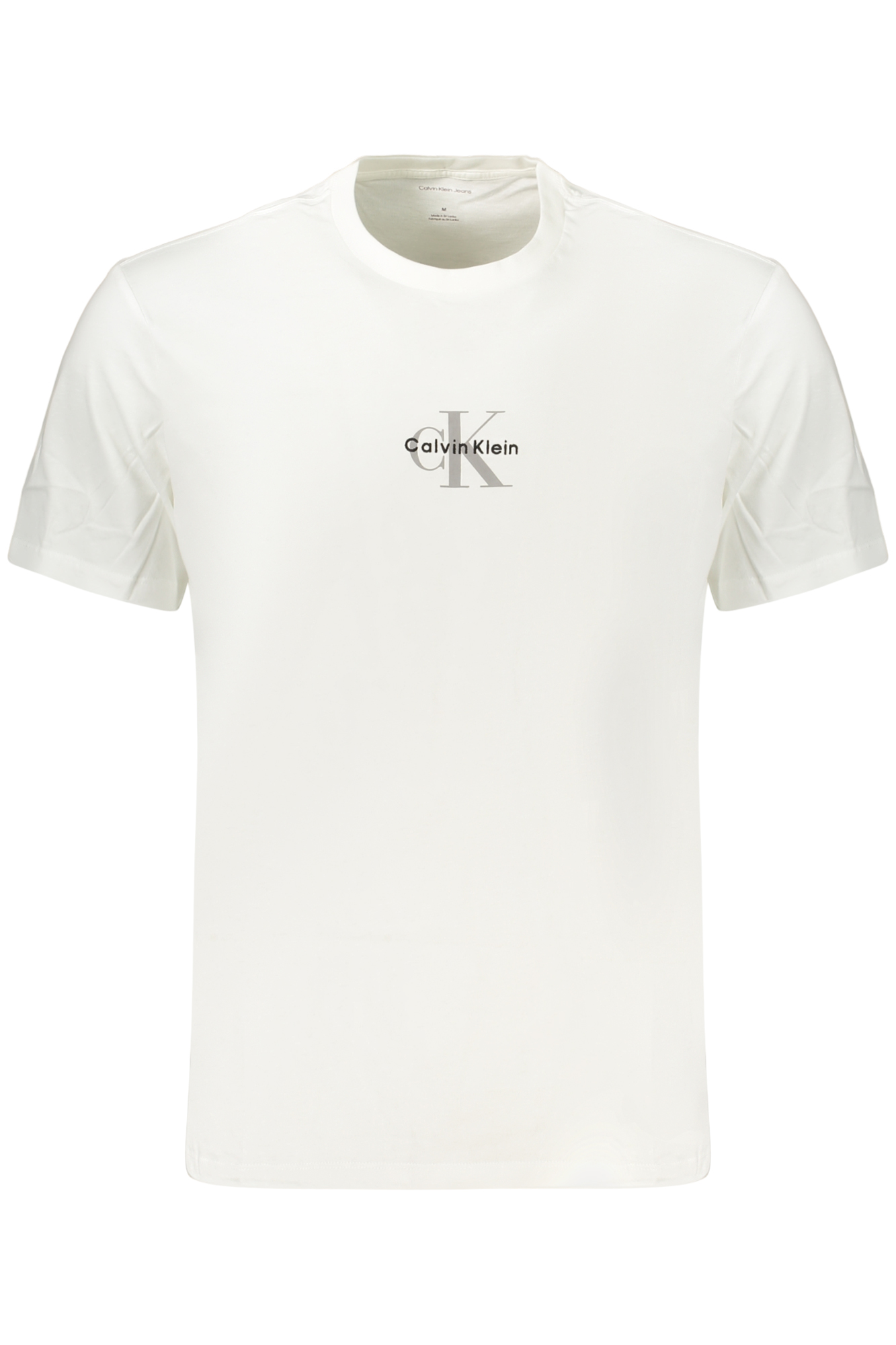 CALVIN KLEIN MEN'S SHORT-SLEEVE T-SHIRT WHITE CALVIN KLEIN MEN'S SHORT-SLEEVE T-SHIRT WHITE