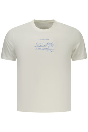 CALVIN KLEIN MEN'S SHORT-SLEEVE T-SHIRT WHITE