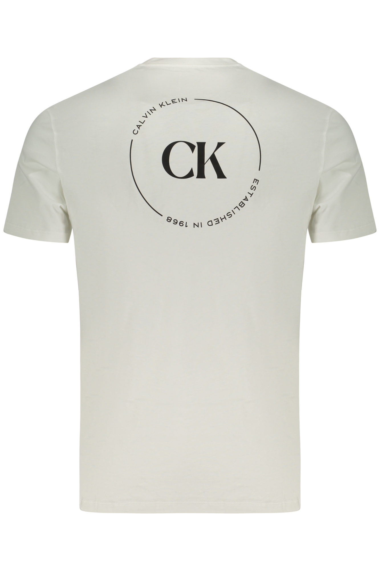 CALVIN KLEIN MEN'S SHORT-SLEEVE T-SHIRT WHITE CALVIN KLEIN MEN'S SHORT-SLEEVE T-SHIRT WHITE - Image 2
