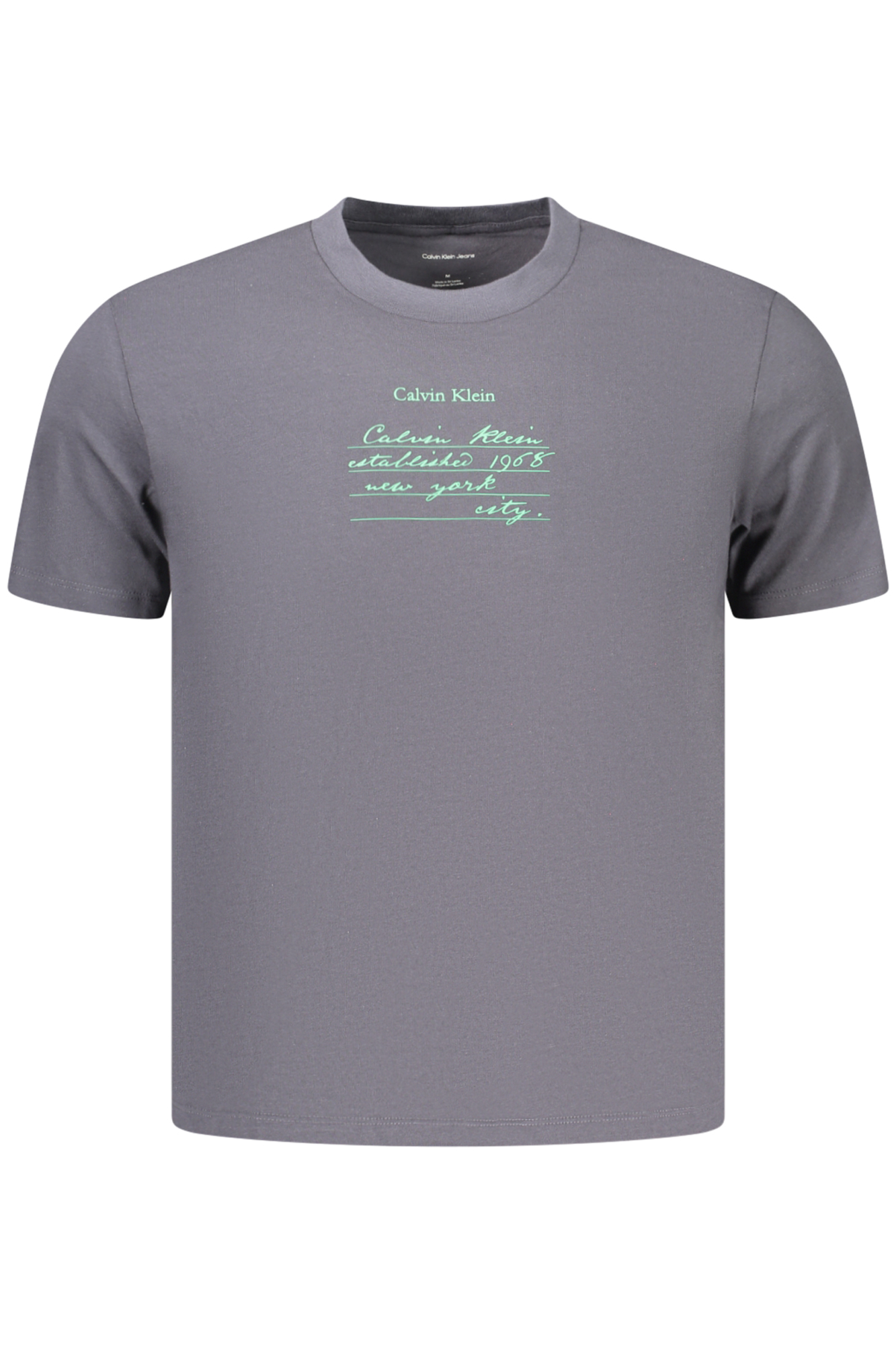 CALVIN KLEIN MEN'S SHORT-SLEEVE T-SHIRT GREY CALVIN KLEIN MEN'S SHORT-SLEEVE T-SHIRT GREY
