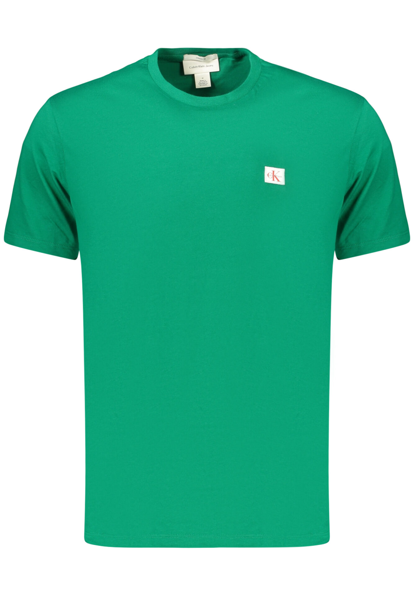 CALVIN KLEIN MEN'S SHORT-SLEEVED T-SHIRT GREEN