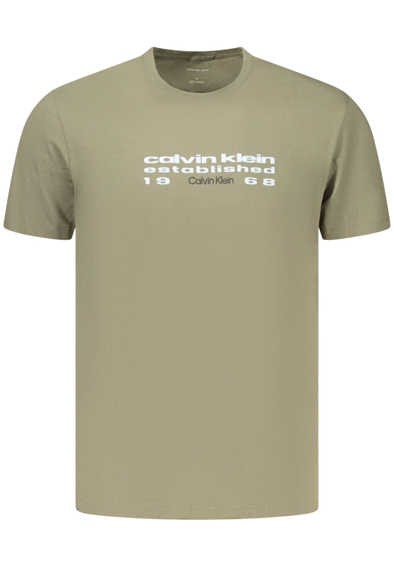 CALVIN KLEIN MEN'S SHORT-SLEEVED T-SHIRT GREEN