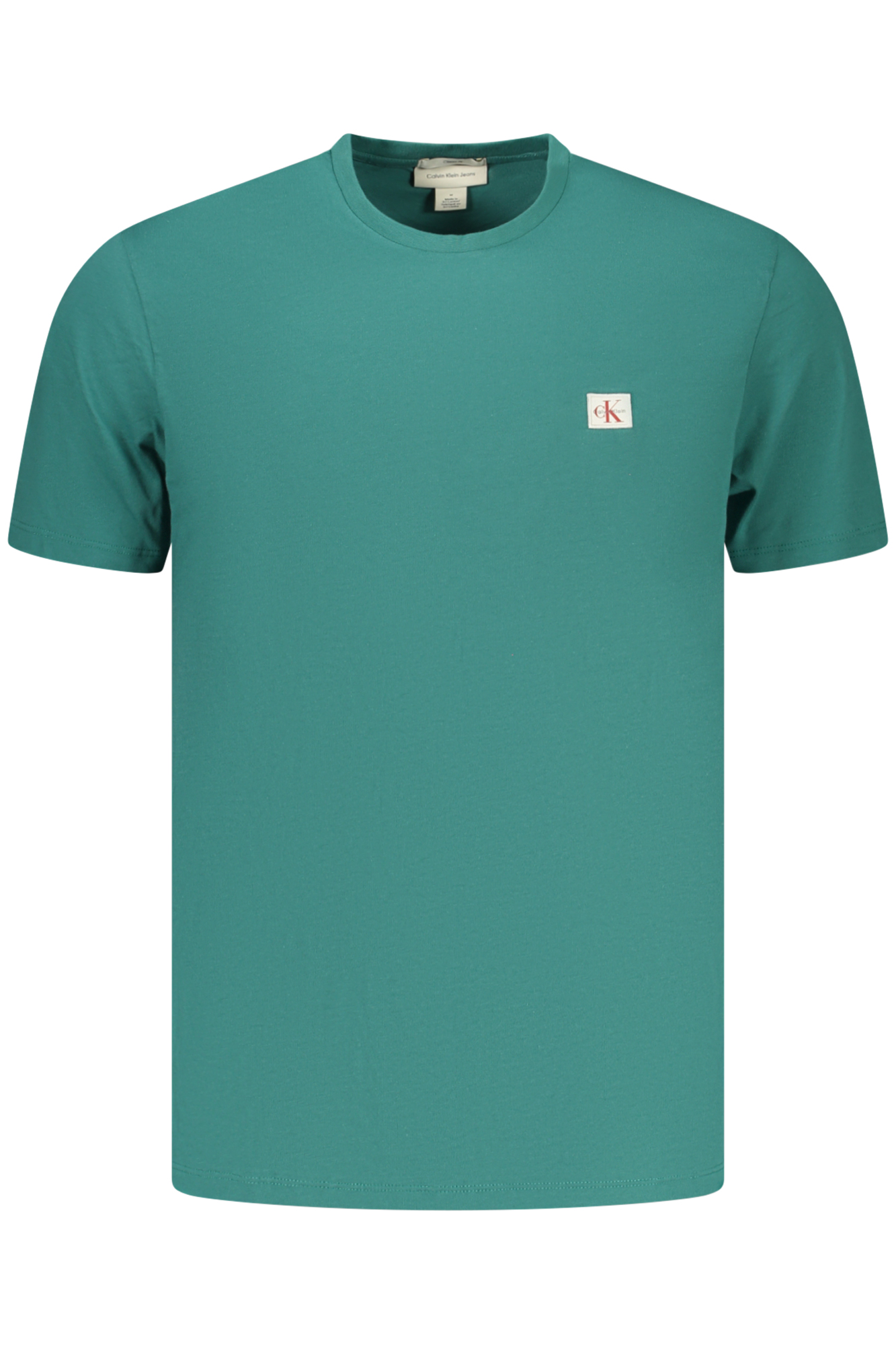 CALVIN KLEIN MEN'S SHORT-SLEEVED T-SHIRT GREEN CALVIN KLEIN MEN'S SHORT-SLEEVED T-SHIRT GREEN