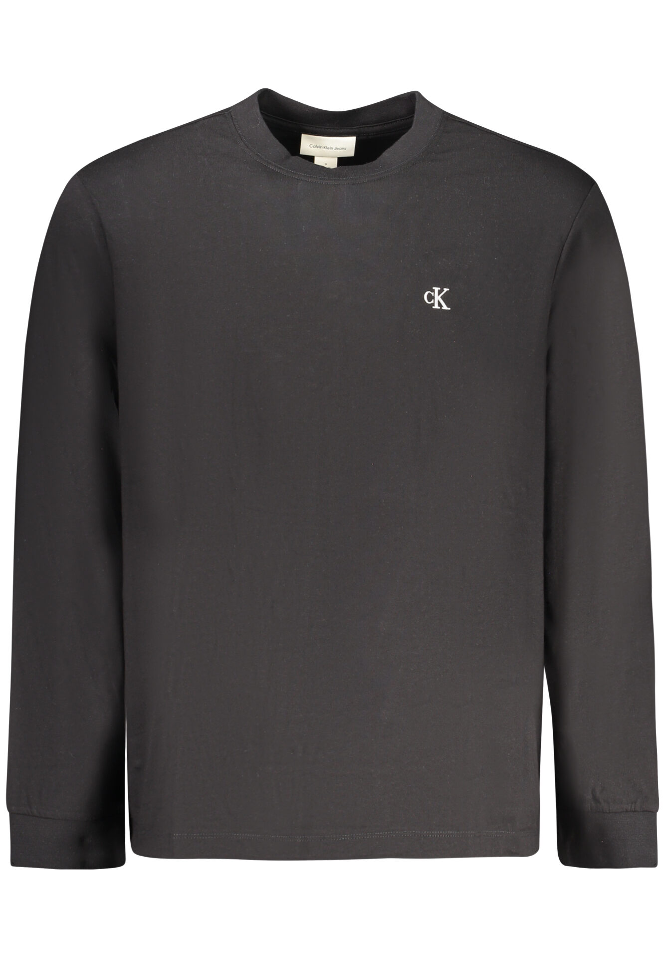 CALVIN KLEIN MEN'S LONG-SLEEVED T-SHIRT BLACK