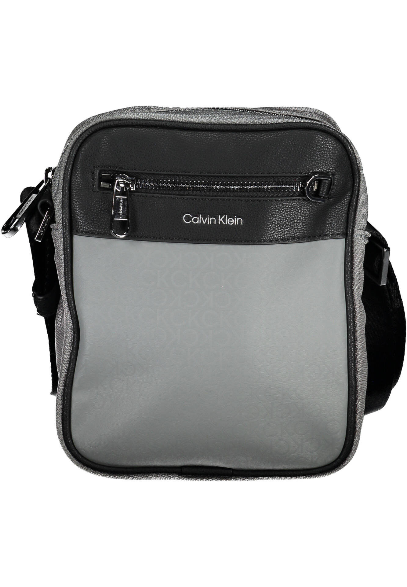 CALVIN KLEIN GRAY MAN SHOULDER BAG