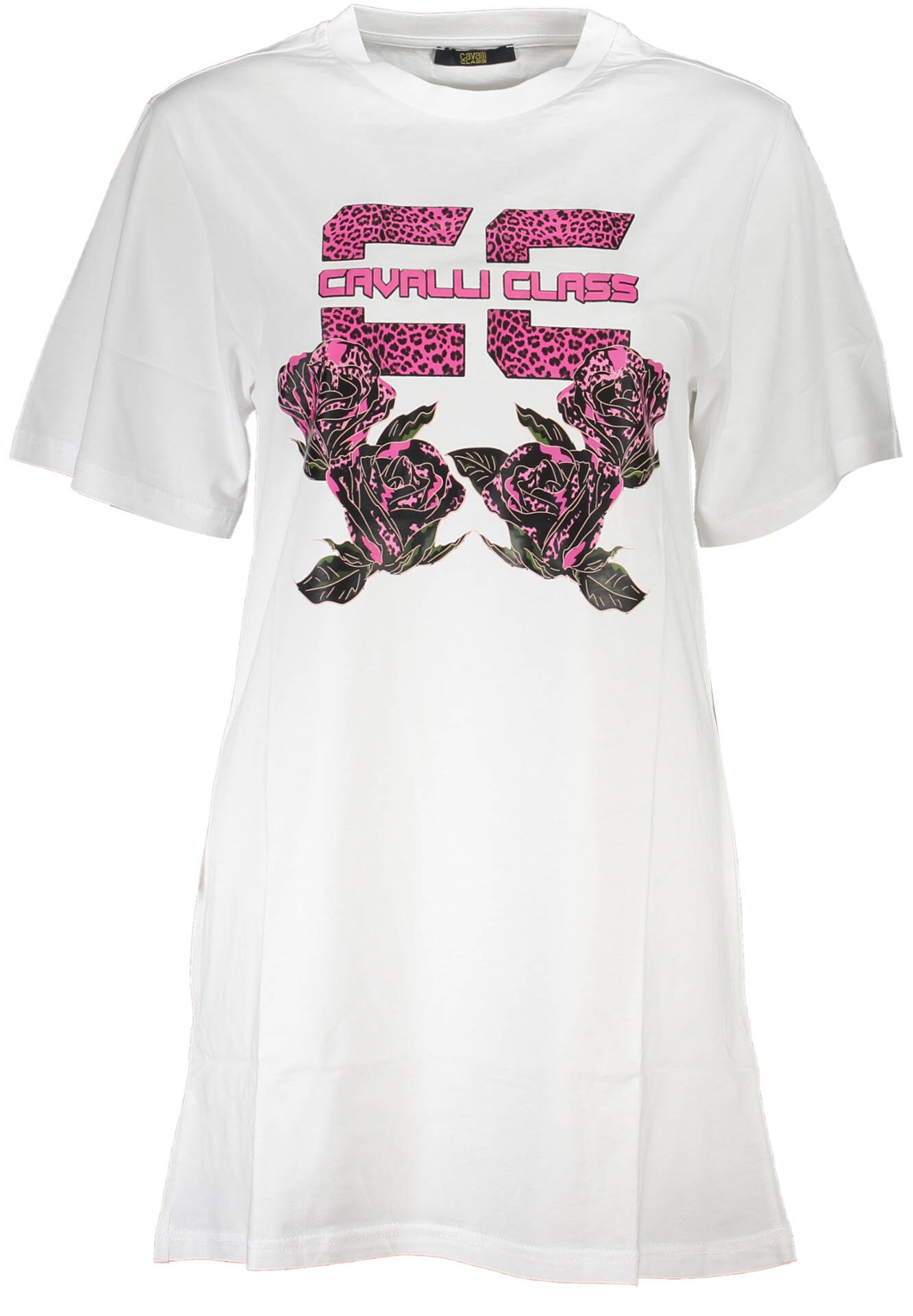 CAVALLI CLASS SHORT DRESS WOMEN WHITE