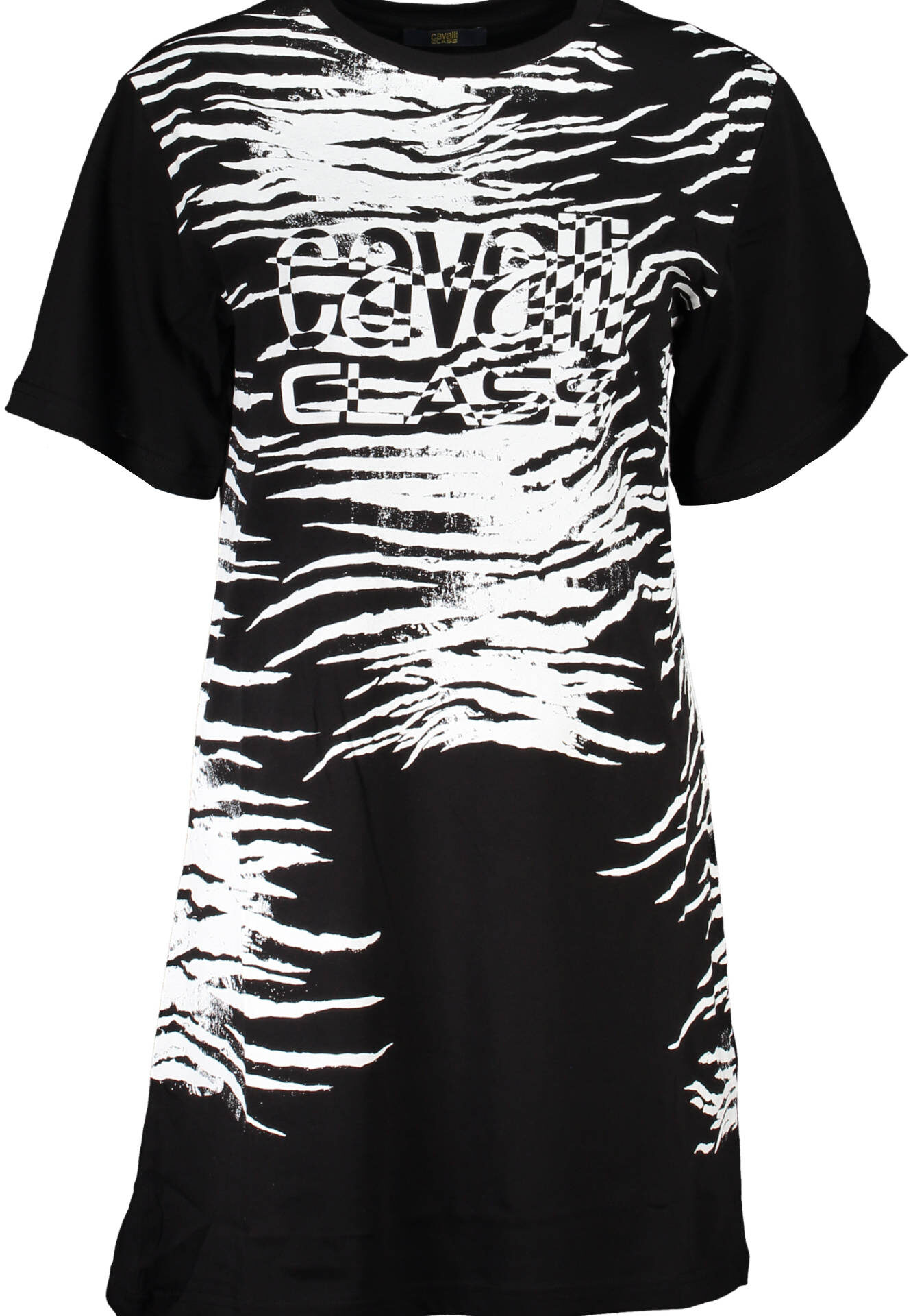 CAVALLI CLASS SHORT DRESS WOMEN BLACK