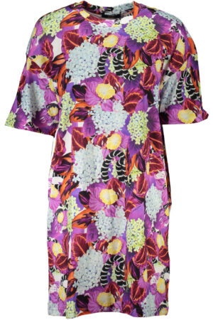 CAVALLI CLASS WOMEN'S SHORT DRESS PURPLE