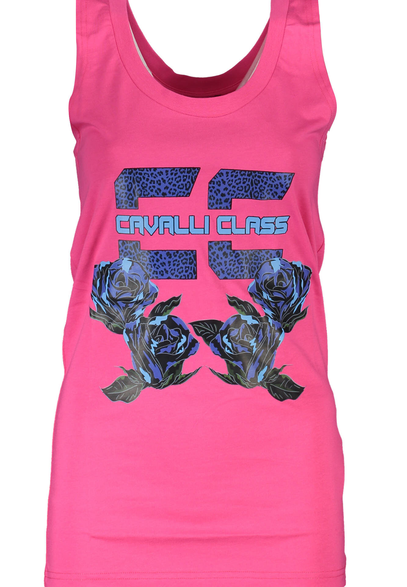 CAVALLI CLASS WOMEN'S PINK TANK TOP