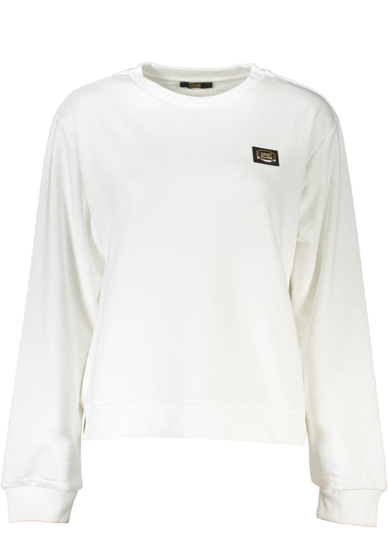 CAVALLI CLASS SWEATSHIRT WITHOUT ZIP WOMAN WHITE