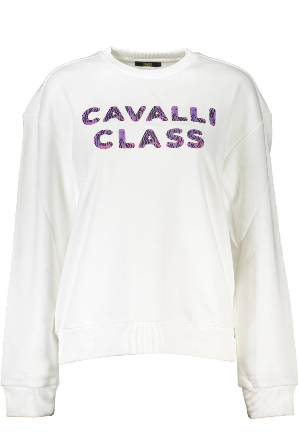 CAVALLI CLASS baltas moteriškas džemperis