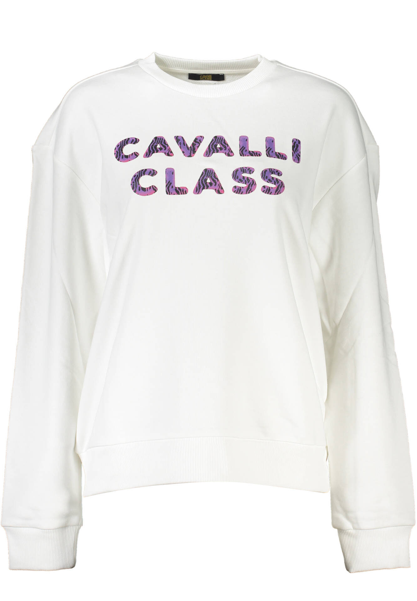 CAVALLI CLASS SWEATSHIRT WITHOUT ZIP WOMAN WHITE