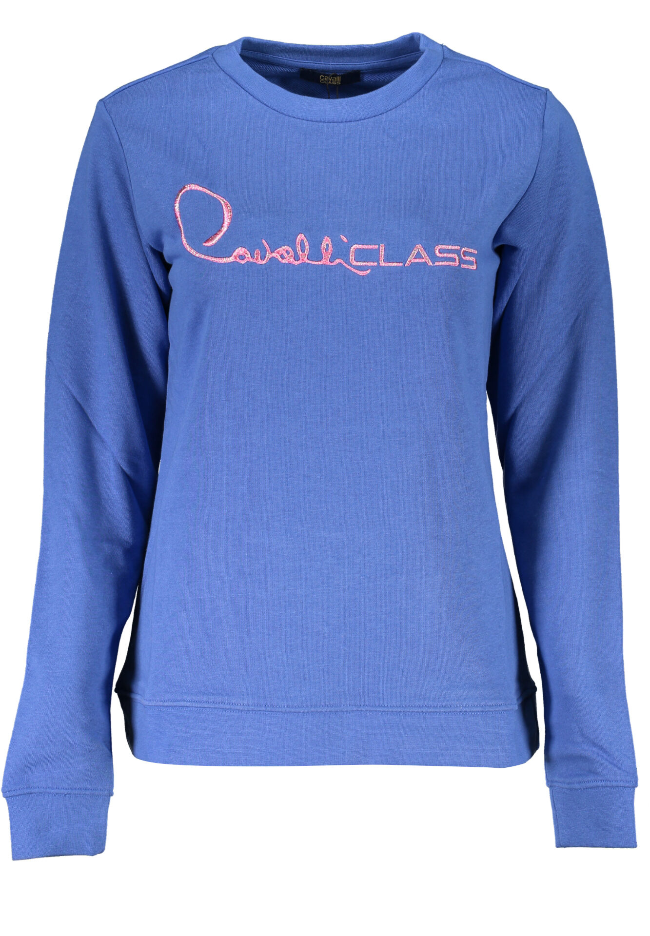 CAVALLI CLASS WOMEN'S ZIPLESS SWEATSHIRT BLUE