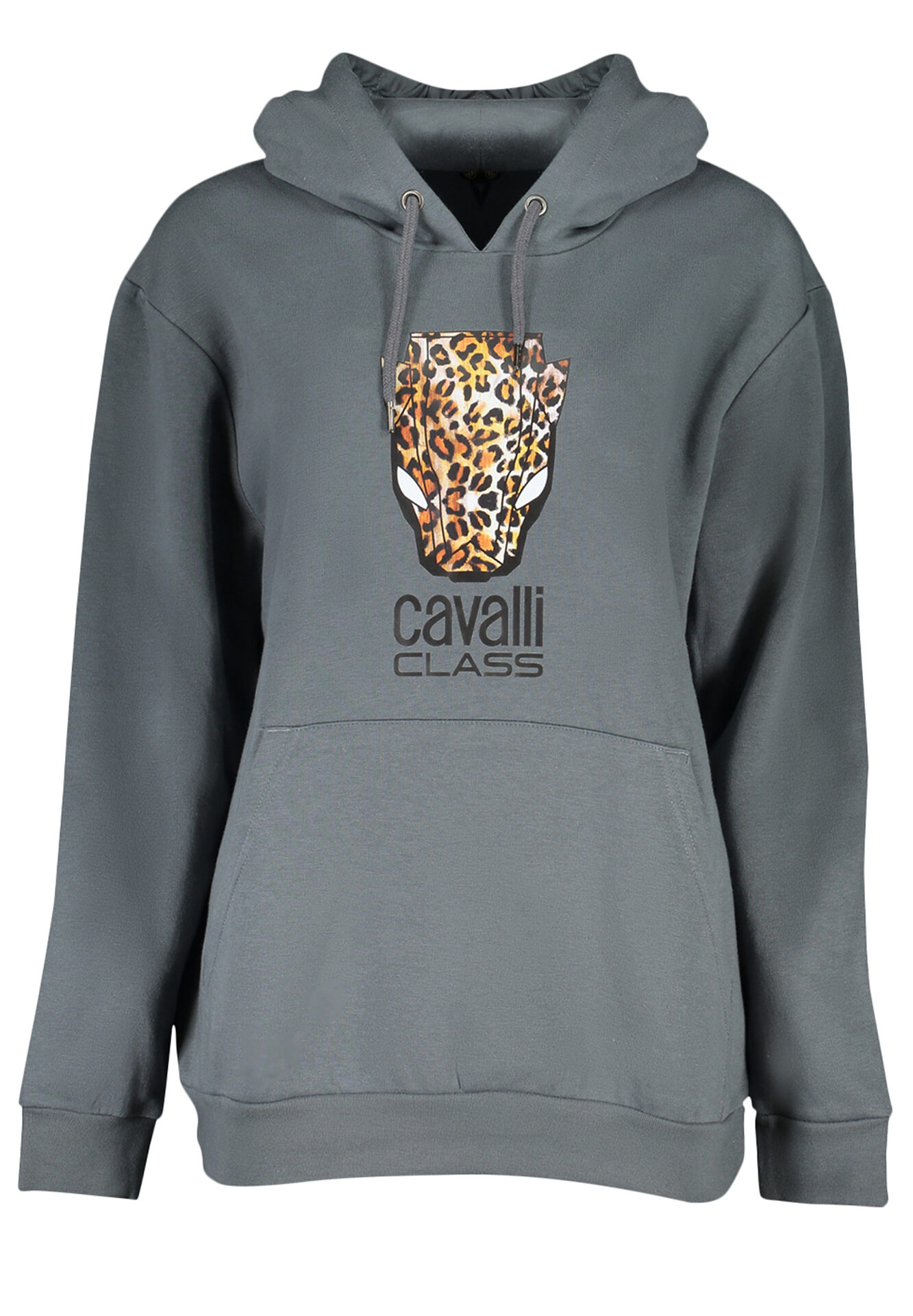 CAVALLI CLASS WOMEN'S ZIPLESS SWEATSHIRT GRAY