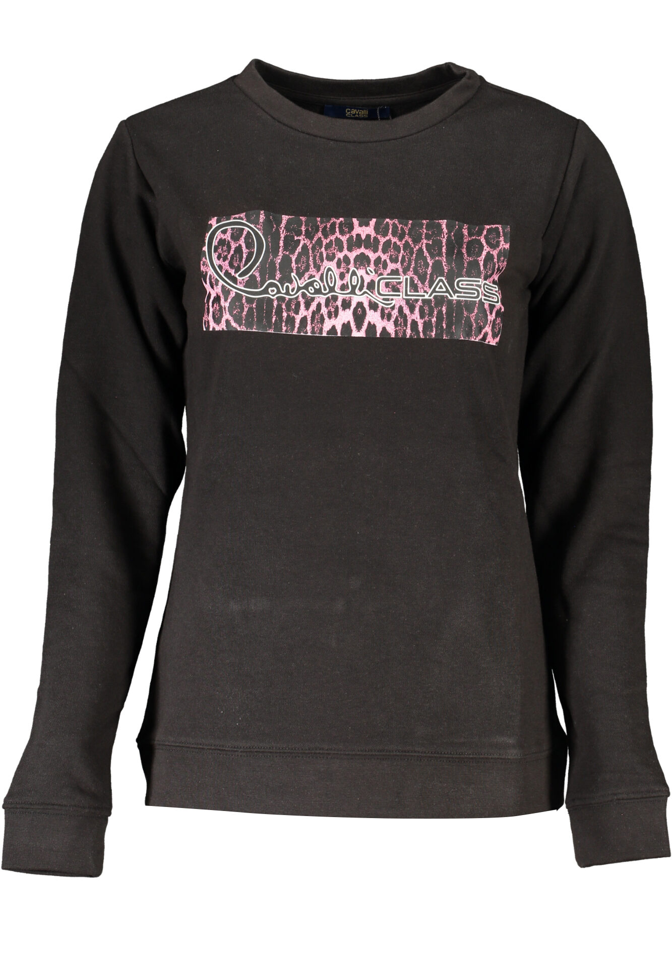 CAVALLI CLASS WOMEN'S ZIPLESS SWEATSHIRT BLACK
