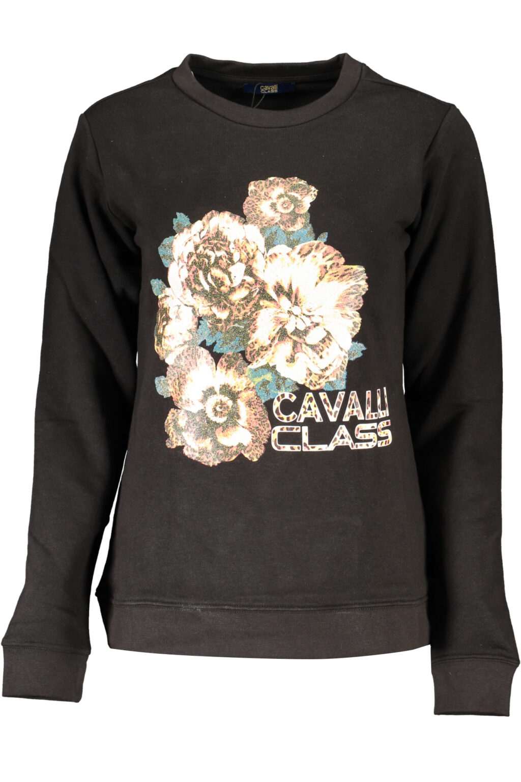 CAVALLI CLASS juodas moteriškas džemperis