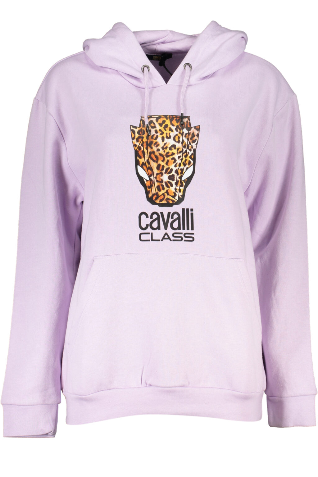 cavalliclassfelpasenzazipdonnaviola_1 CAVALLI CLASS violetinis moteriškas džemperis be užtrauktuko