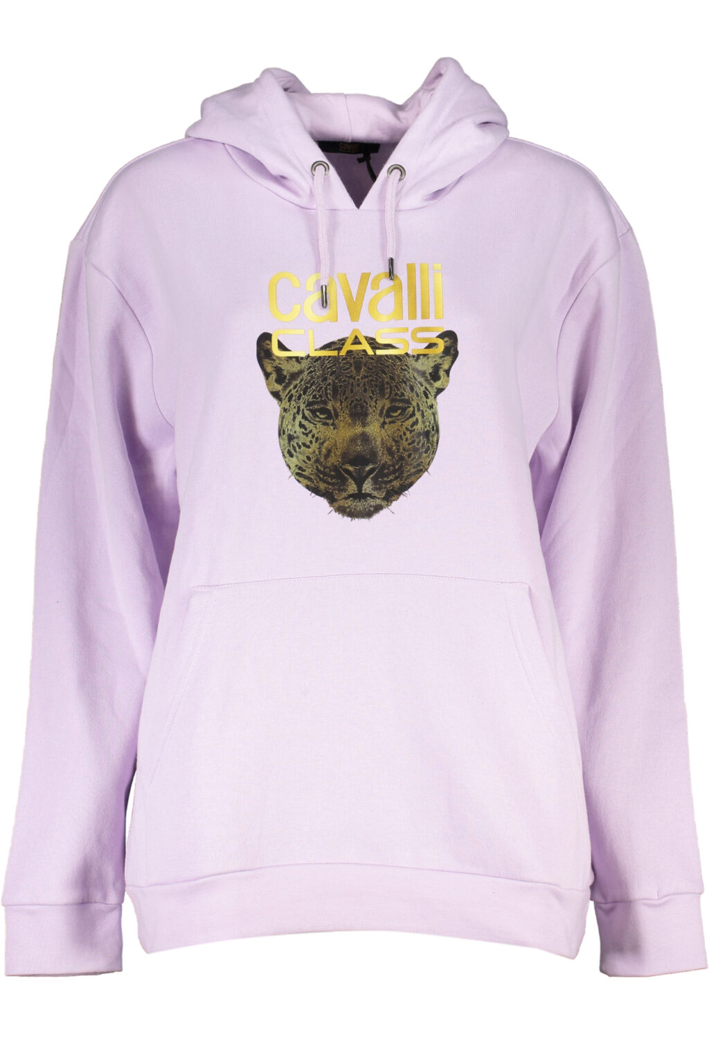 cavalliclassfelpasenzazipdonnaviola_1 CAVALLI CLASS violetinis moteriškas džemperis be užtrauktuko