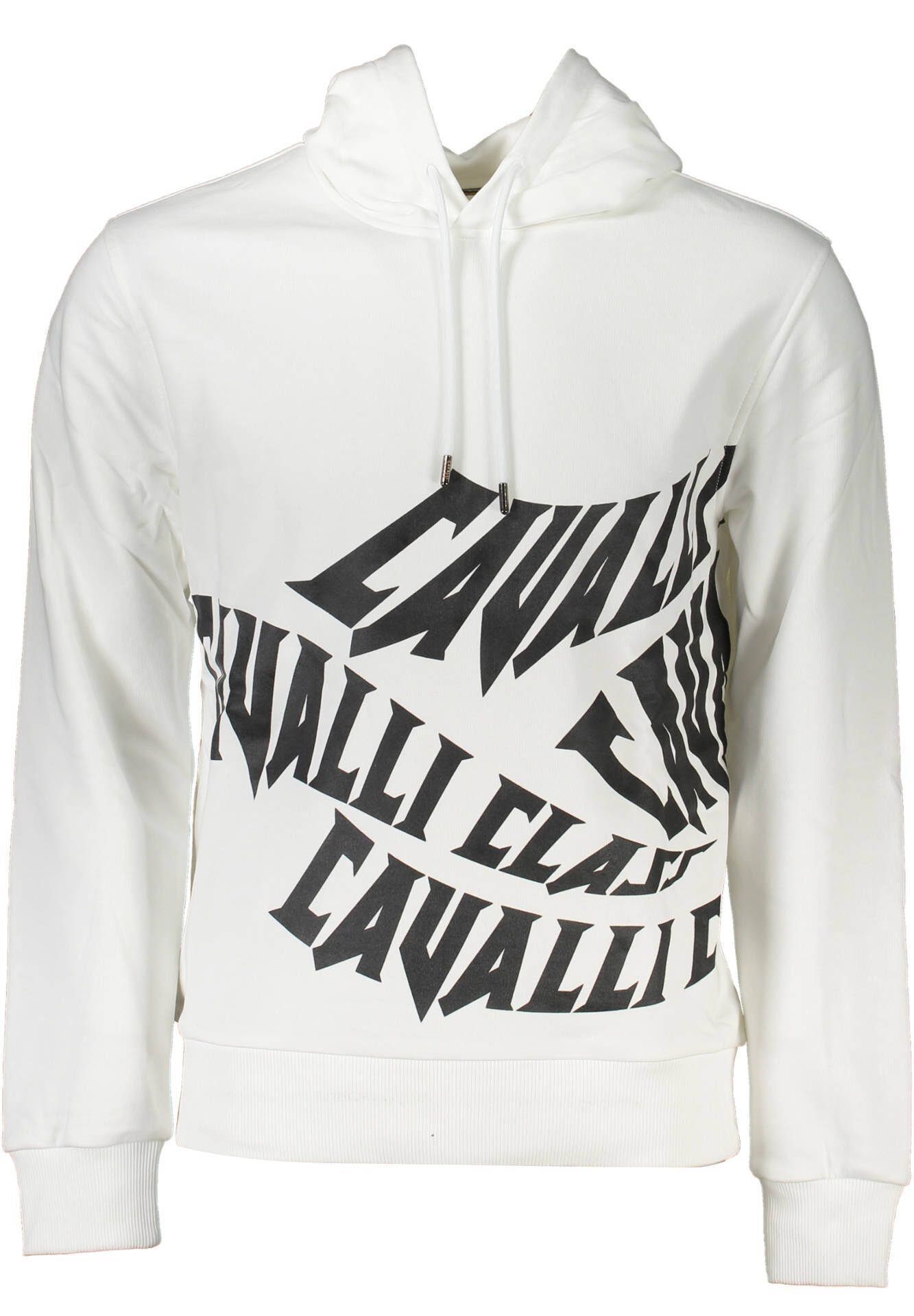 CAVALLI CLASS SWEATSHIRT WITHOUT ZIP MAN WHITE