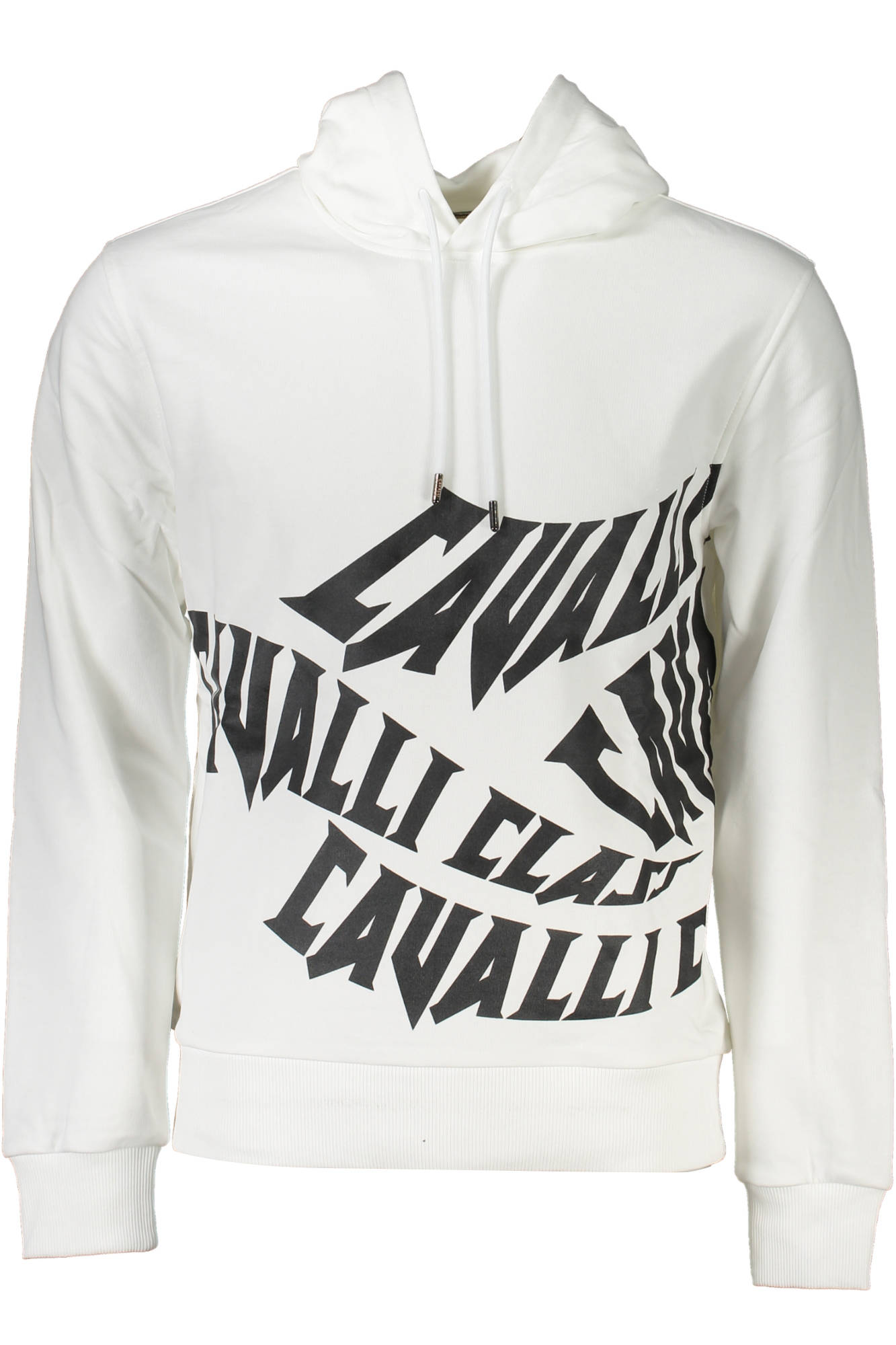 CAVALLI CLASS baltas vyriškas džemperis CAVALLI CLASS baltas vyriškas džemperis