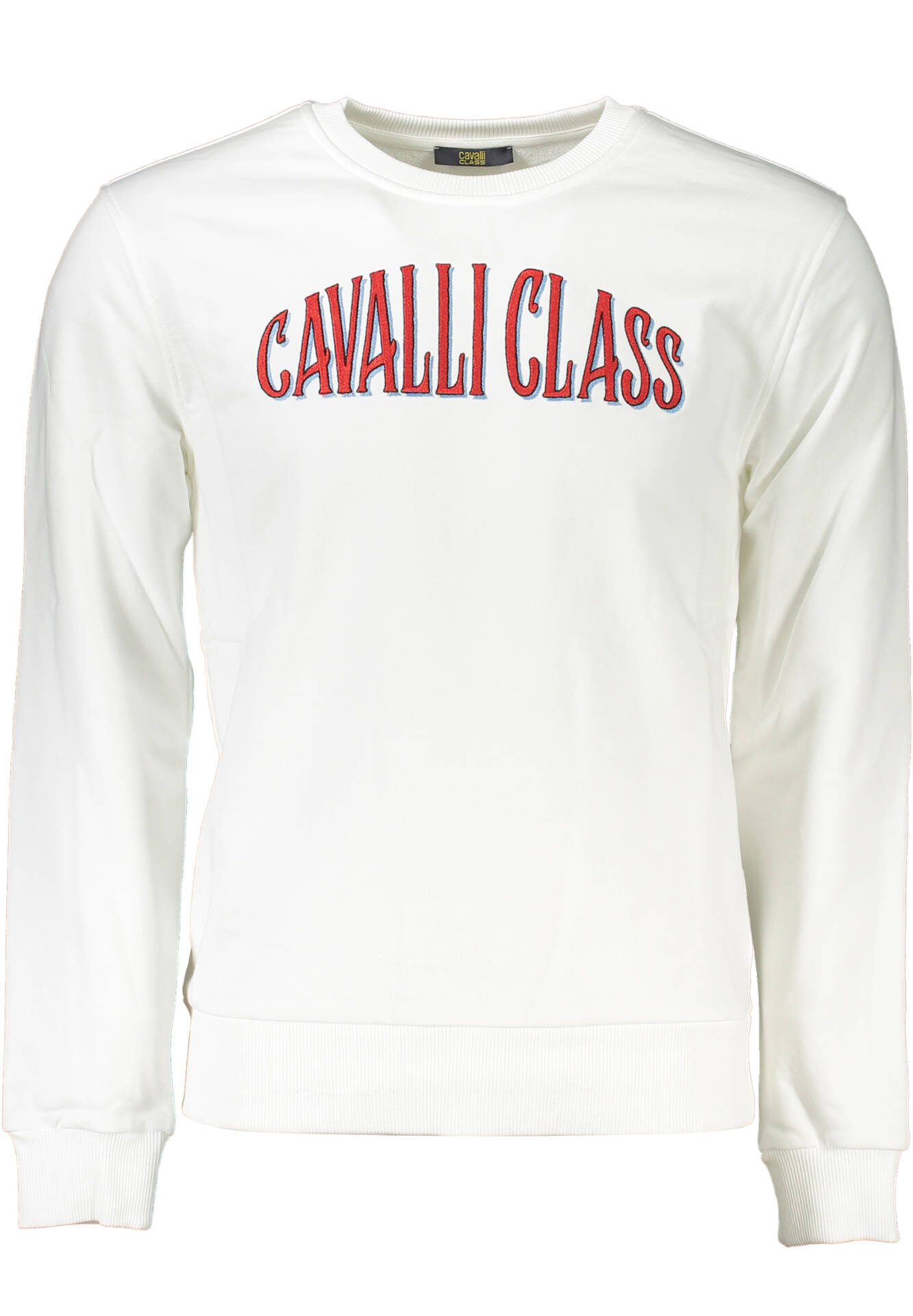 CAVALLI CLASS SWEATSHIRT WITHOUT ZIP MAN WHITE