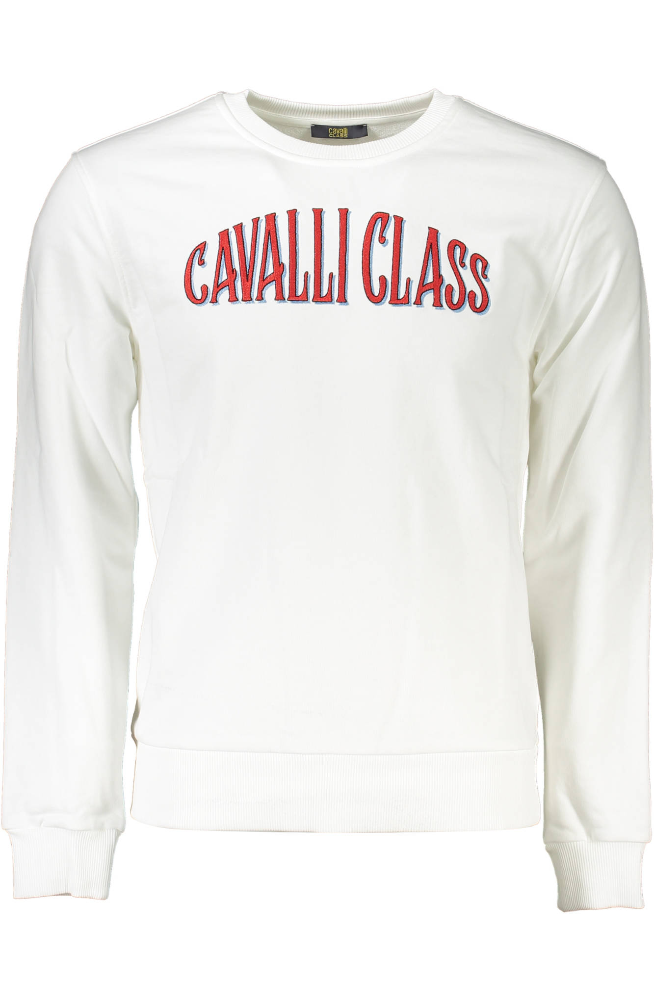 CAVALLI CLASS baltas vyriškas džemperis CAVALLI CLASS baltas vyriškas džemperis