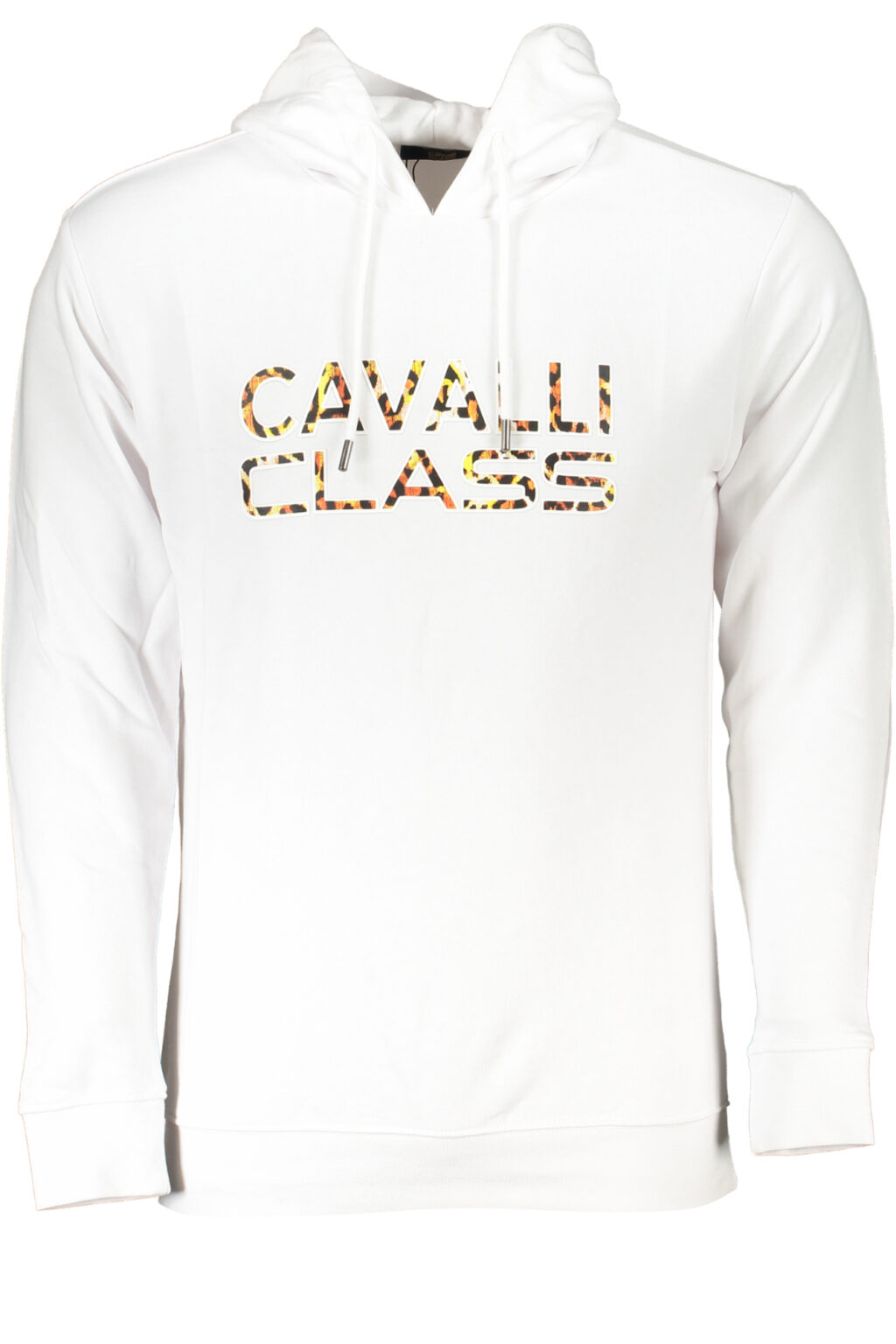 cavalliclassfelpasenzazipuomobianco_1 CAVALLI CLASS baltas vyriškas džemperis