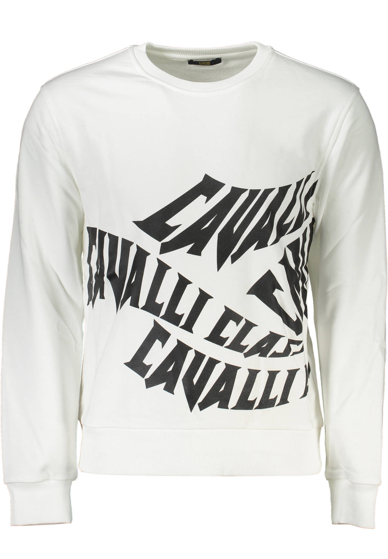 CAVALLI CLASS SWEATSHIRT WITHOUT ZIP MEN WHITE