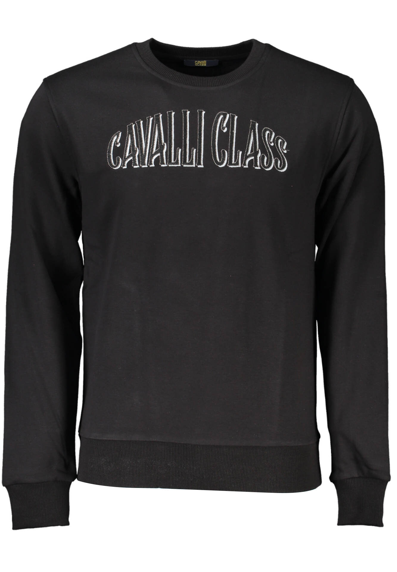 CAVALLI CLASS SWEATSHIRT WITHOUT ZIP BLACK MAN