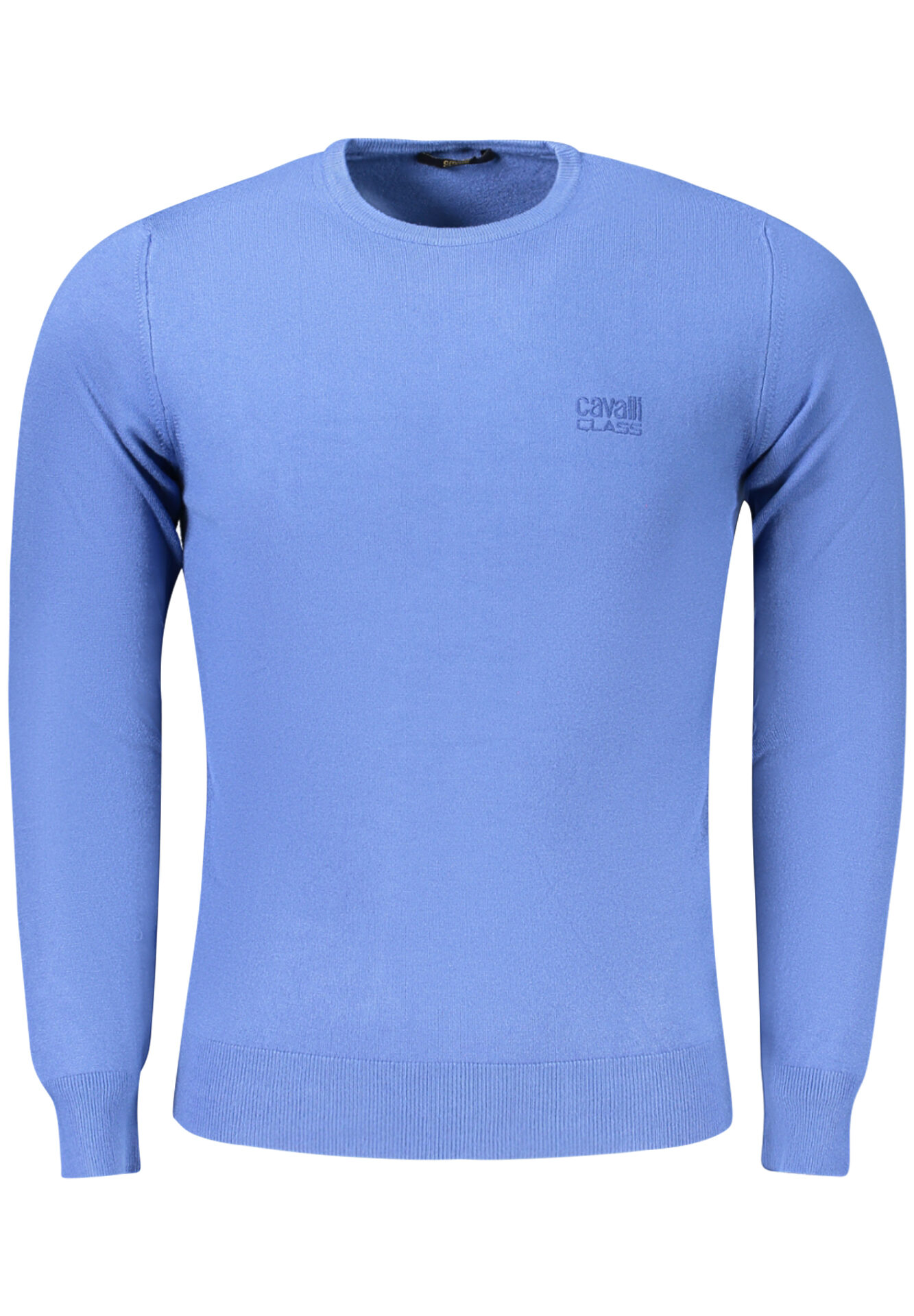 CAVALLI CLASS MEN'S BLUE SWEATER