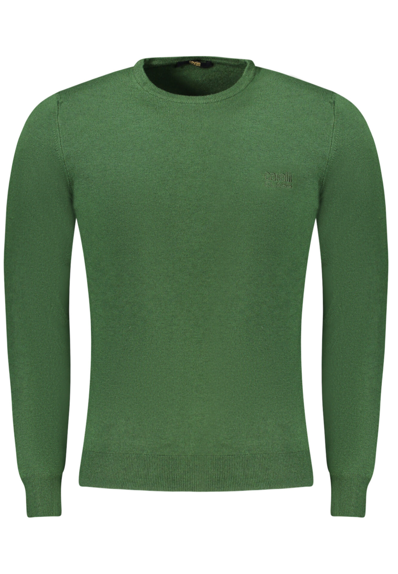 CAVALLI CLASS GREEN MEN'S SWEATER