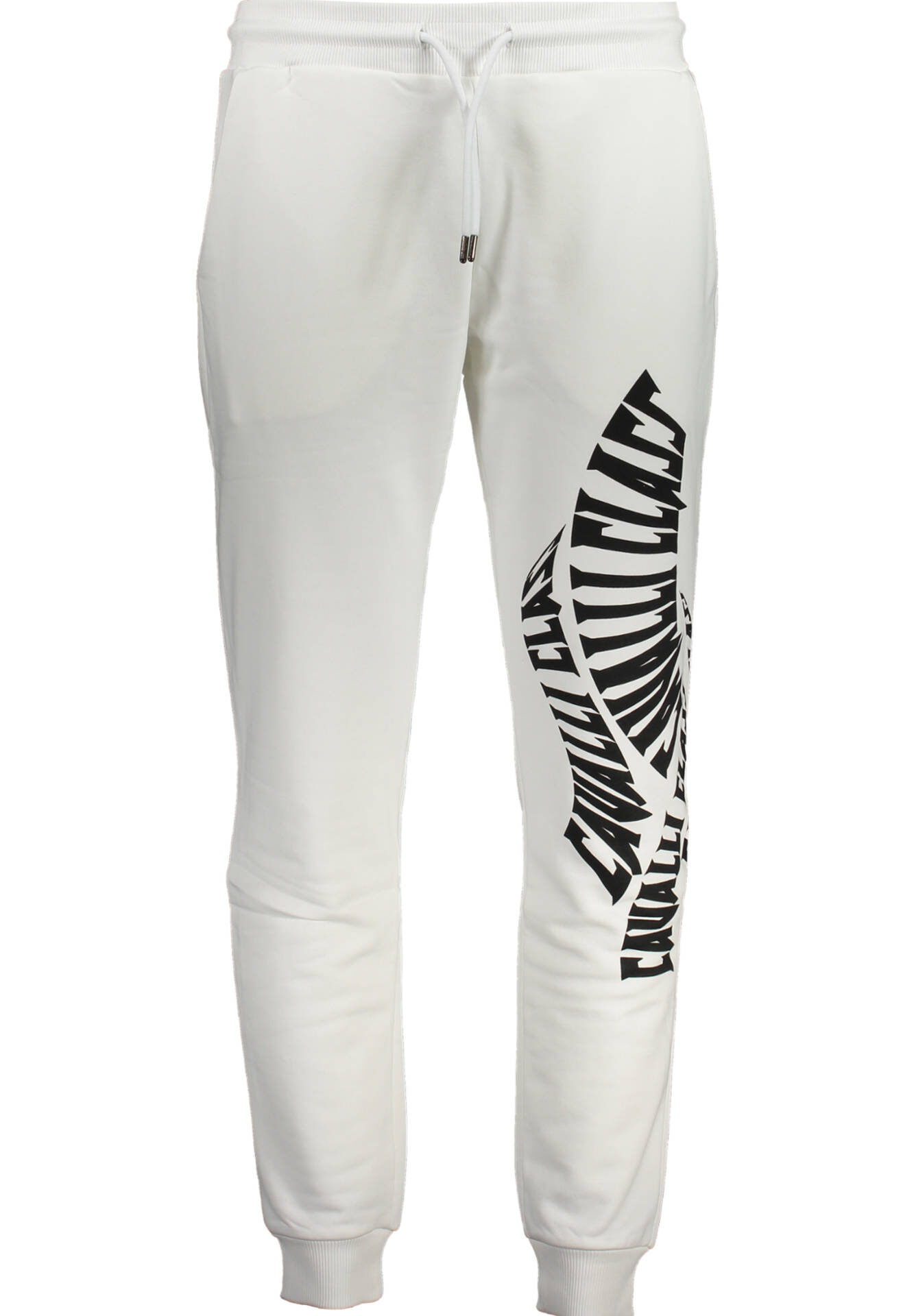 CAVALLI CLASS WHITE MEN'S TROUSERS