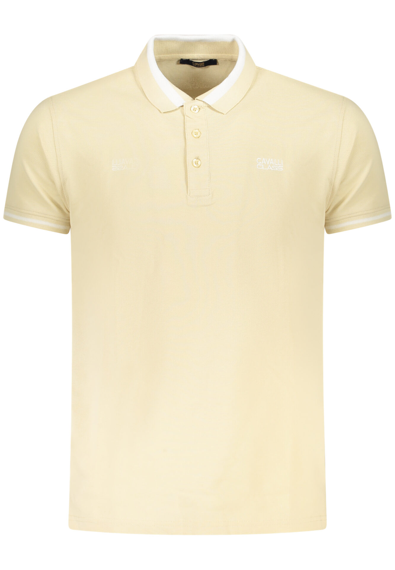 CAVALLI CLASS POLO SHORT SLEEVES MEN BEIGE