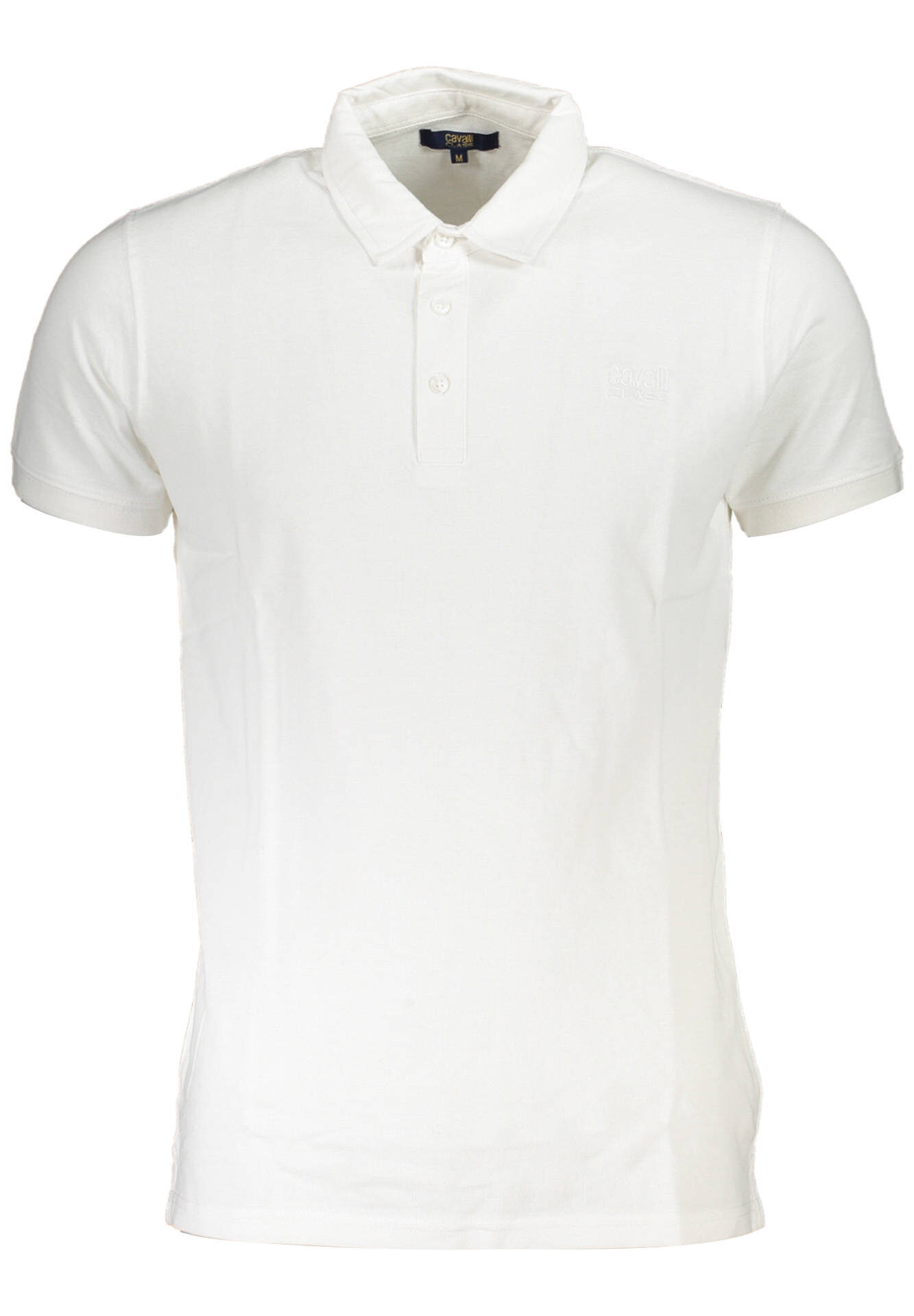 CAVALLI CLASS POLO SHORT SLEEVE MAN WHITE