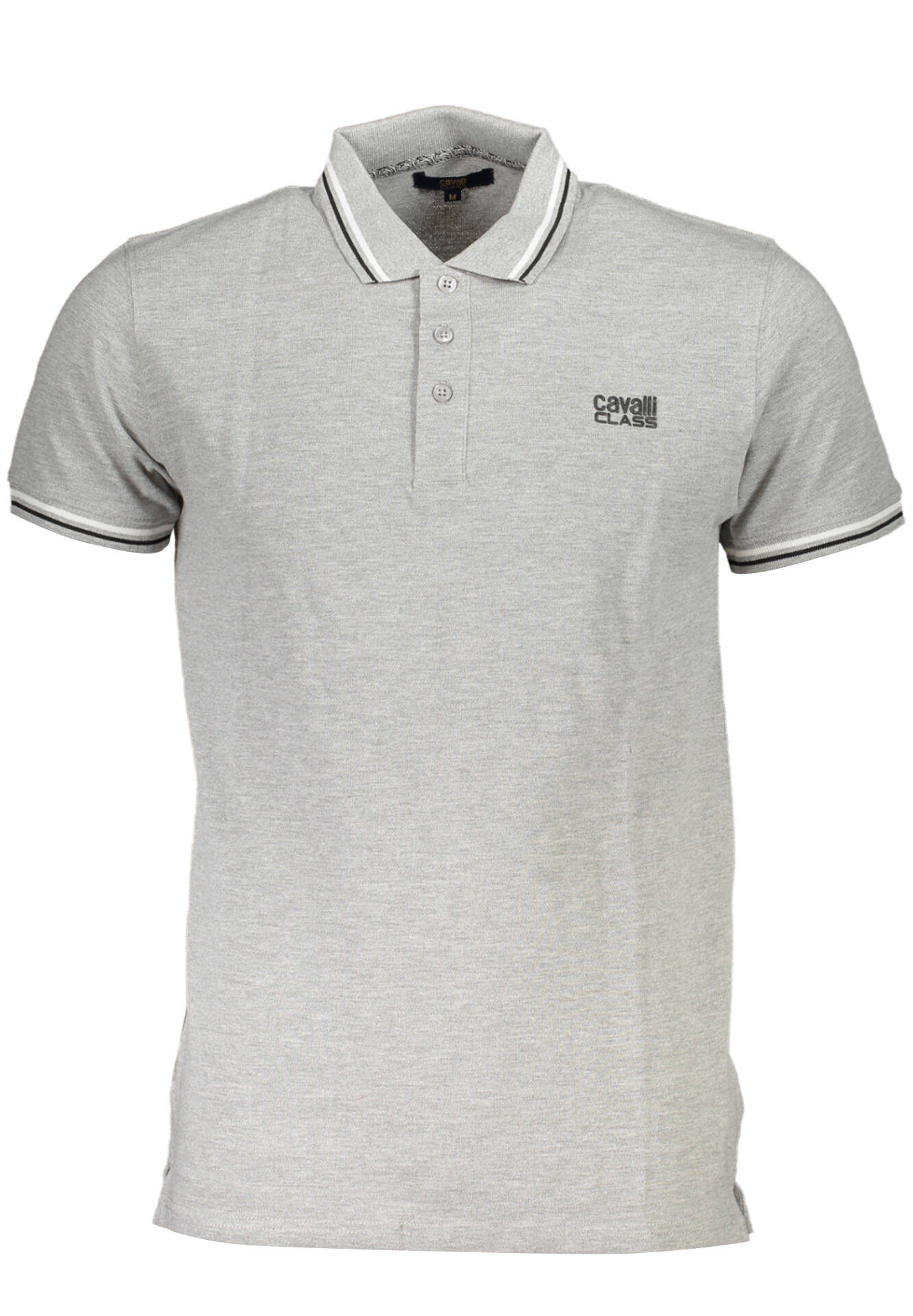 CAVALLI CLASS POLO SHORT SLEEVES MEN GREY