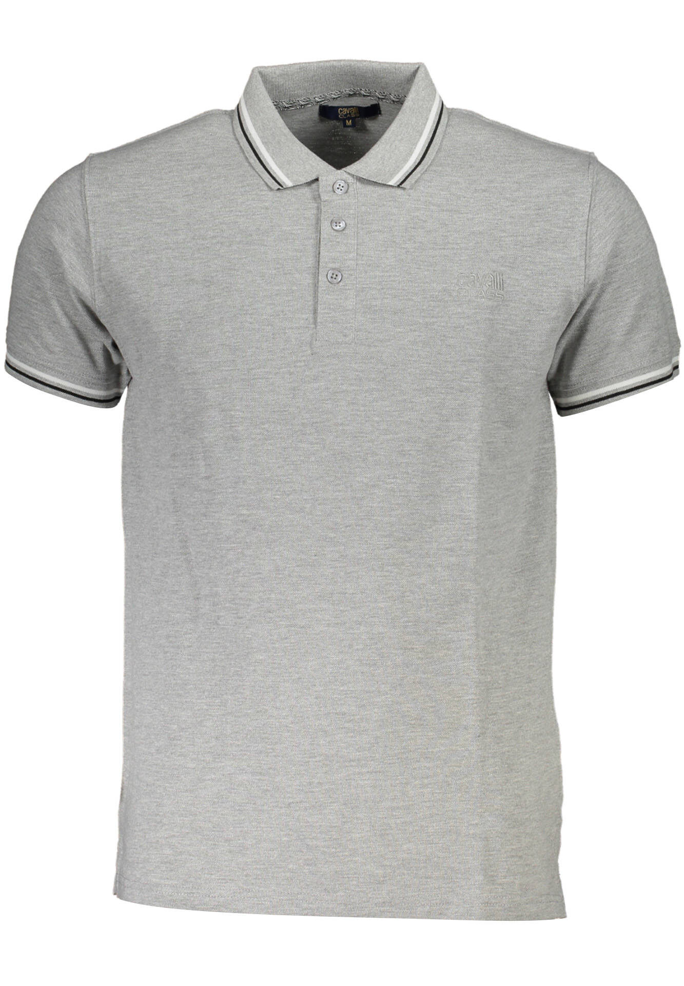 CAVALLI CLASS POLO SHORT SLEEVES MEN GREY