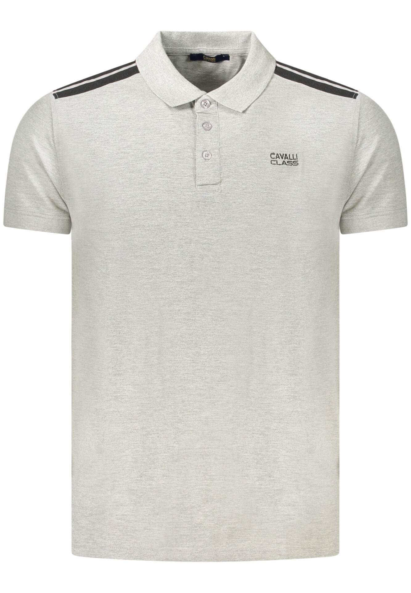 CAVALLI CLASS POLO SHORT SLEEVES MEN GREY