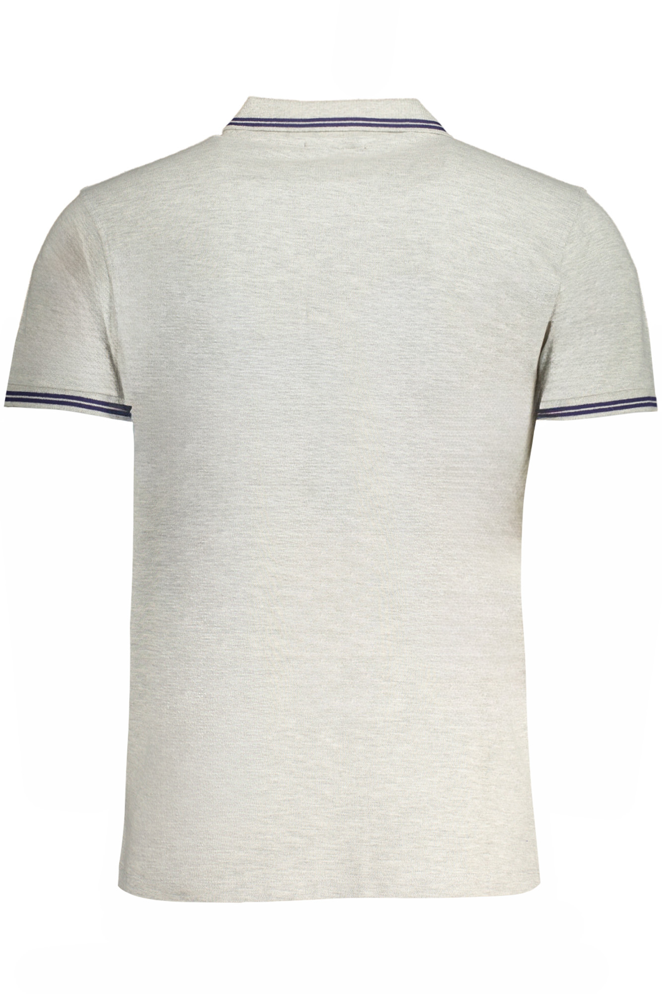 CAVALLI CLASS MEN'S GRAY SHORT SLEEVED POLO SHIRT CAVALLI CLASS MEN'S GRAY SHORT SLEEVED POLO SHIRT - Image 2