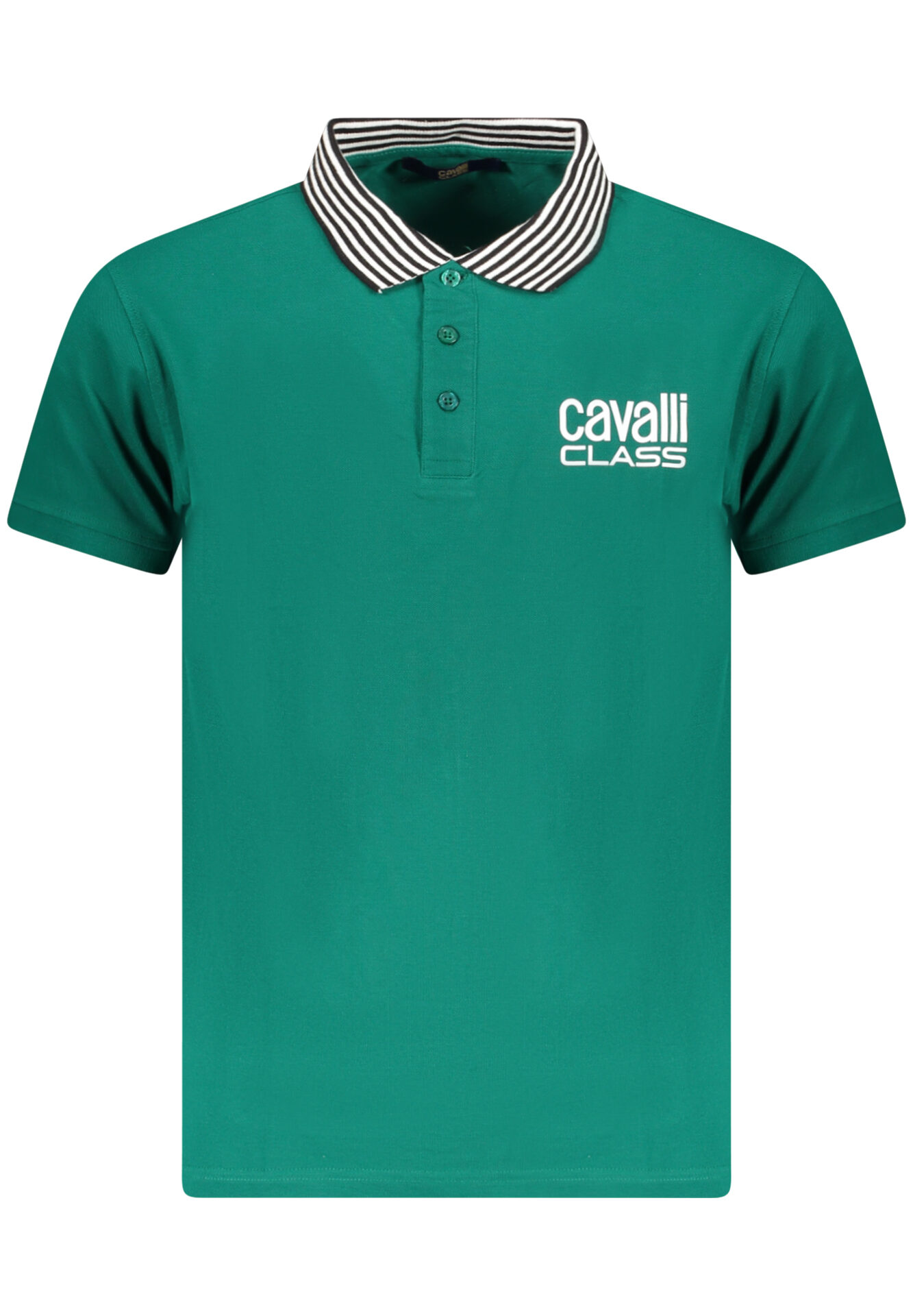 CAVALLI CLASS POLO SHORT SLEEVES MEN GREEN