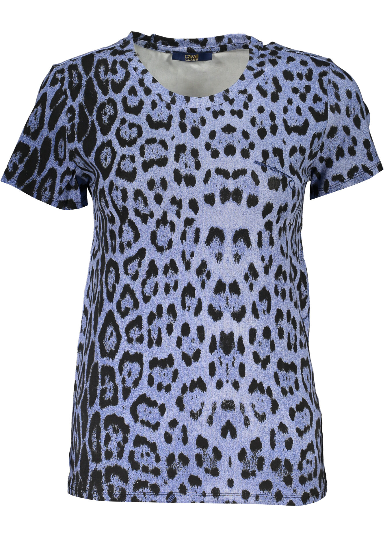 CAVALLI CLASS WOMEN'S SHORT SLEEVE T-SHIRT BLUE