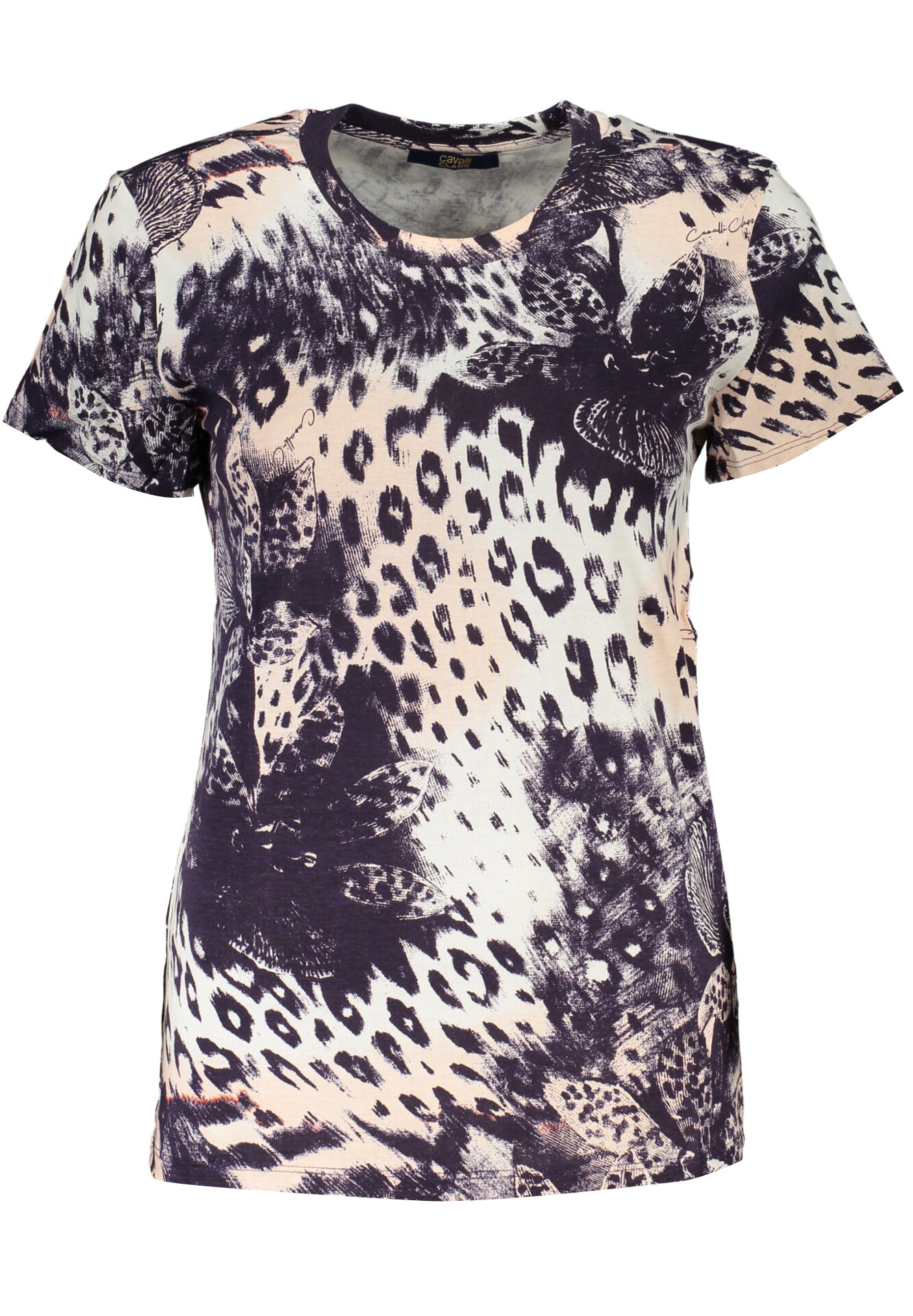 CAVALLI CLASS WOMEN'S SHORT SLEEVE T-SHIRT PINK